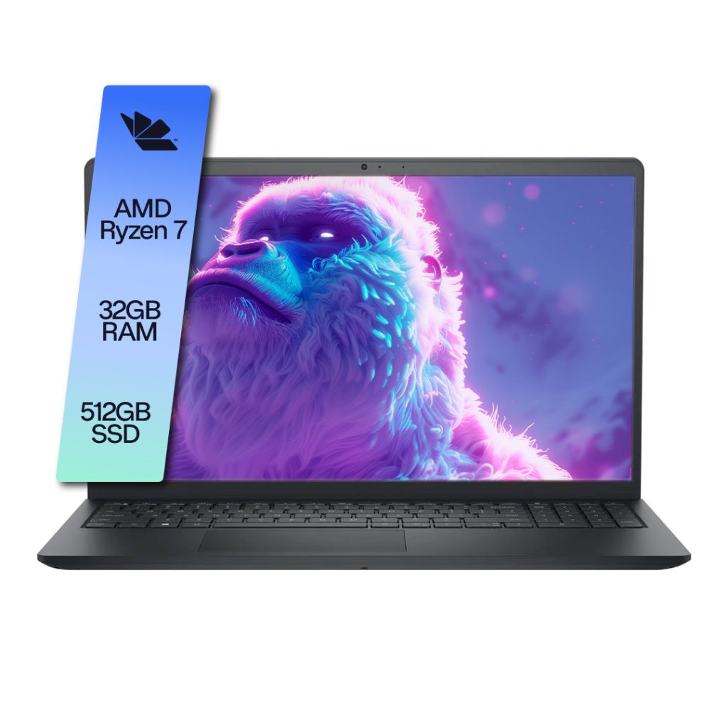 Notebook Dell 15 Ryzen 7 32GB 512GB SSD Touchscreen